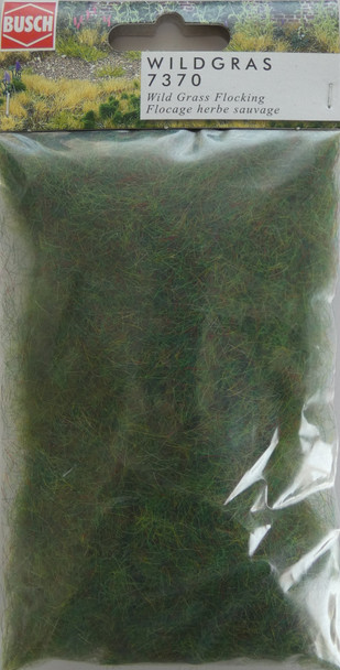 BUSCH 7370 Dark Green Static Wild Grass 6mm (15g)