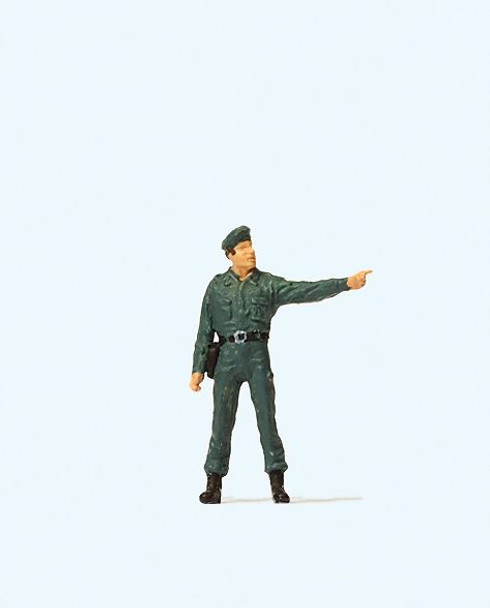 PREISER 28098 Customs Officer 00/HO Model Figure