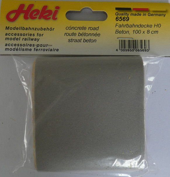 HEKI 6569 Self Adhesive Concrete Road 1m x 80mm 00/HO Gauge