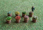 Half Barrel Planters (8) for 00/HO