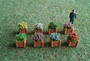 Square Planters (8) for 00/HO