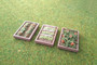Strawberry, Lettuce & Pumpkin Beds for 00/HO Model Railway and Diorama's
