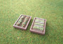 Strawberry & Lettuce Beds for 00/HO Model Railway and Diorama's
