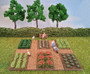 Vegetable Patches (6) for 00/HO Model Railway and Diorama's