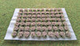 Self Adhesive 'White' Flowered Grass Tufts (70)