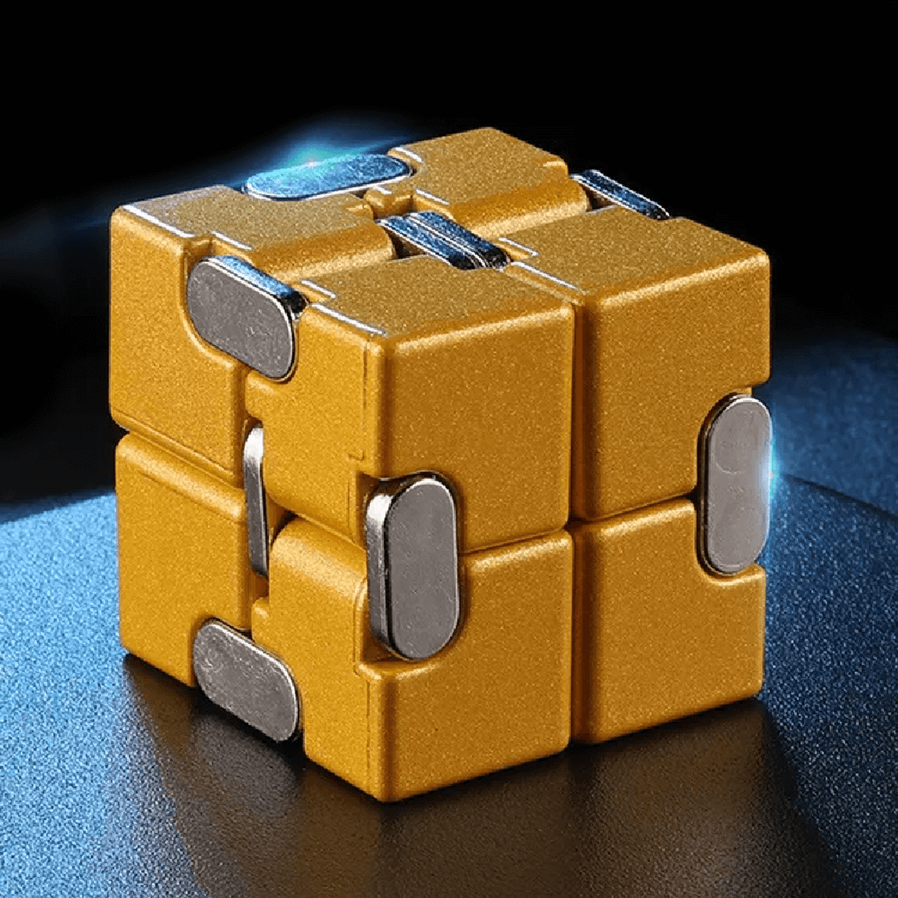 Premium Metal Infinity Cube Fidget Toy