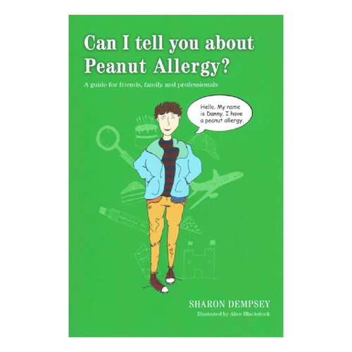 Can I Tell You About Peanut Allergy talks about what a peanut allergy is, what do to in an emergency, and how people can help those with the condition to live a nut free life.