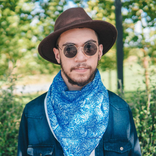 The Waterproof Bandana - Adult XL size is a compassionate blend of form and function. It is designed to offer individuals a reliable, dignified solution for staying dry and clean.