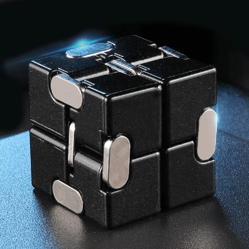 The Metal Infinity Cube – Black Edition is a luxurious and sophisticated fidget toy that promises endless hours of relaxation and focus.