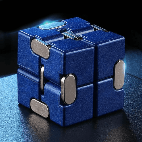 The Metal Infinity Cube – Blue Edition is a luxurious and sophisticated fidget toy that promises endless hours of relaxation and focus.