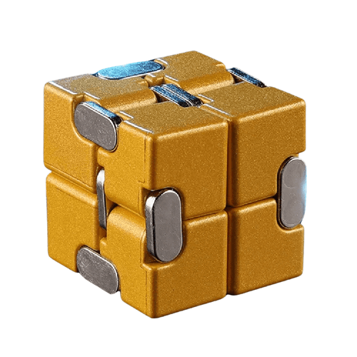 The Metal Infinity Cube – Gold Edition is a luxurious and sophisticated fidget toy that promises endless hours of relaxation and focus.