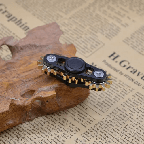 The Triple Gear Black Fidget Spinner is an innovative and visually captivating fidget toy that's perfect for those who appreciate exceptional design and craftsmanship.