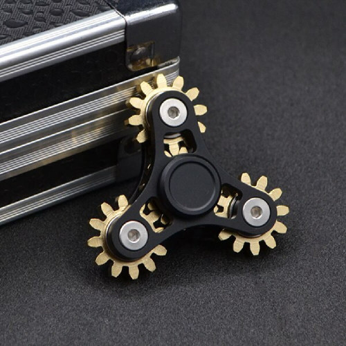 The Tri-Point Gear Black Fidget Spinner is a truly one-of-a-kind fidget toy that combines innovative design, exceptional craftsmanship, and mesmerising performance.