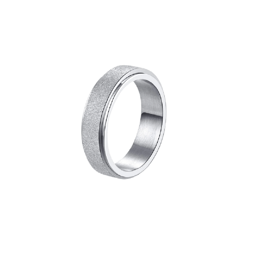 The Anxiety Spinner Ring – Textured Silver is a beautiful and functional accessory designed to help manage anxiety and restlessness.