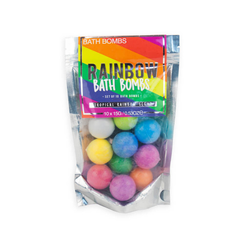 Take a dip in a tub full of vibrant hues and soak in the soothing relaxation with our Rainbow Bath Bombs. This unique bath product is an indulgence for the senses.