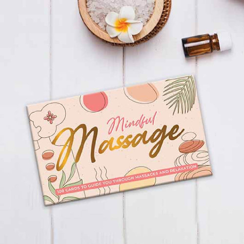 Mindful Massage Cards offer a soothing and calming experience through the art of massage. This deck of cards consists of 100 intuitively illustrated cards.