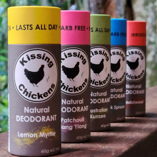 This soothing Kissing Chickens Deodorant Paste Stick 60gms, along with the beautiful blend of 100% pure essential oils, leaves your underarms smooth, nourished and smelling beautiful!