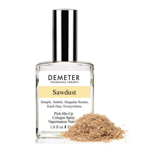 Demeter Sawdust fragrance aims to capture the rich, earthy scent of freshly cut wood that you would encounter in a working lumber yard or a woodworking shop.