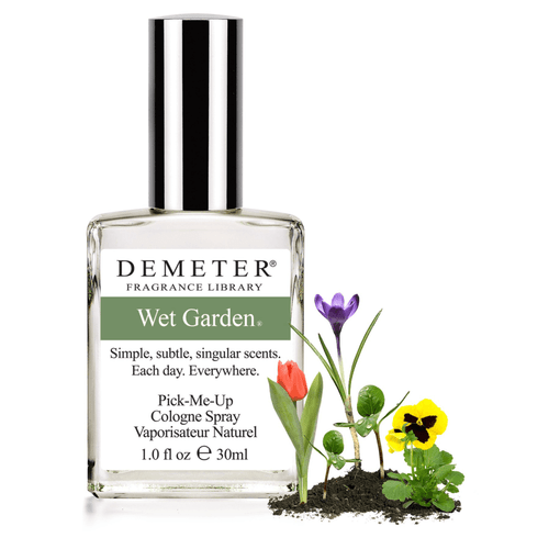 Demeter Wet Garden fragrance is a sensory journey into a quintessential English garden after a refreshing April shower.