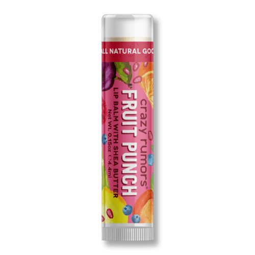 This tropical-inspired Crazy Rumors Fruit Punch Lip Balm is like a lively party for your lips, bursting with a medley of juicy, sun-ripened fruits that will tingle your senses.