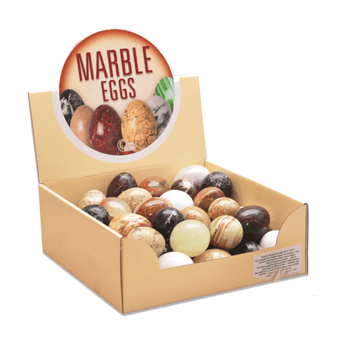Each Marble Egg is meticulously carved from genuine marble or agate, displaying unique patterns and colours that reflect the natural beauty of these cherished stones.