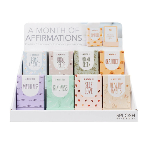 A Month Of Affirmations Cards is an innovative new addition to the world of mindfulness, presenting an intriguing blend of inspiration and design.