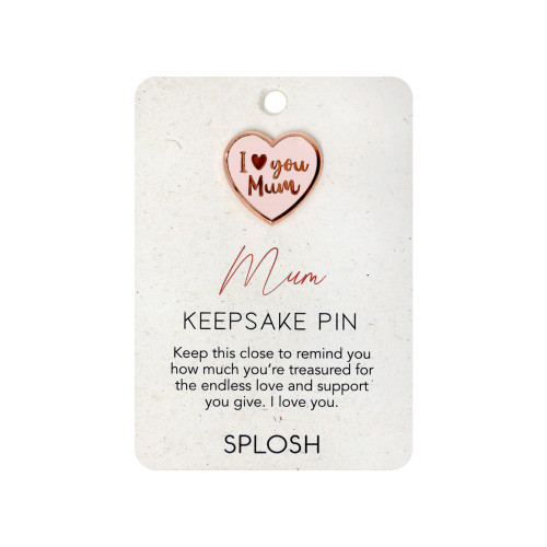 The Mum Keepsake Pin is a tribute to the unparalleled bond of love, nurturing, and unwavering support that only a mother can provide.