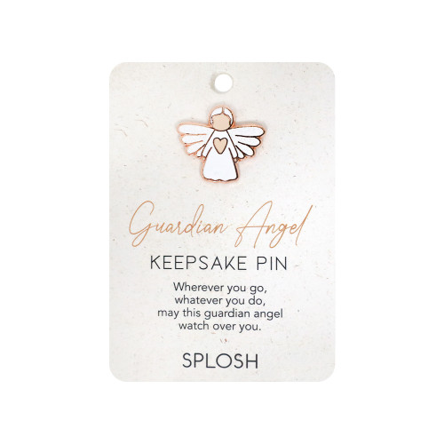 The Guardian Angel Keepsake Pin is a symbol of protection, love, and care, and evokes feelings of security, knowing that there's an eternal protector always by your side.