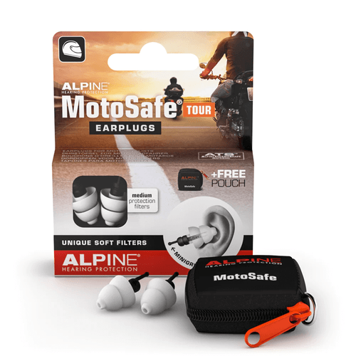 The Alpine MotoSafe Tour Ear Plugs are precisely what every motorcyclist needs for those long rides, holidays, and road trips crafted with the rider in mind.