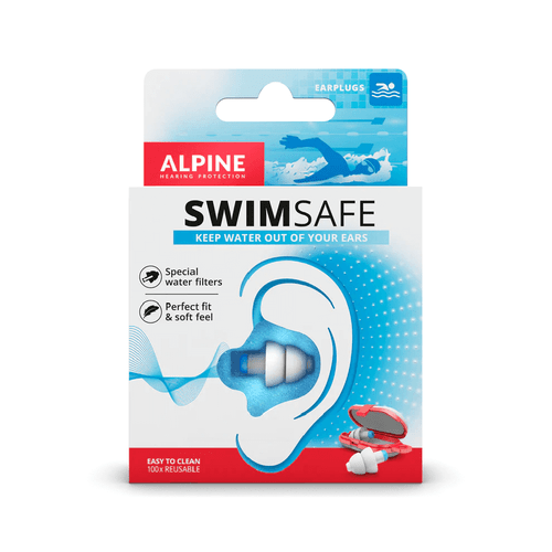 Dive into aquatic adventures with the unparalleled protection of Alpine SwimSafe Premium Swimming Earplugs and immerse yourself in the joy of every splash.