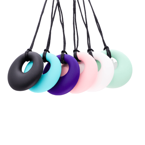 For adults who require an oral motor sensory solution that doesn't skimp on style, the Round Pendant Adult Chew Necklace is an ideal choice.