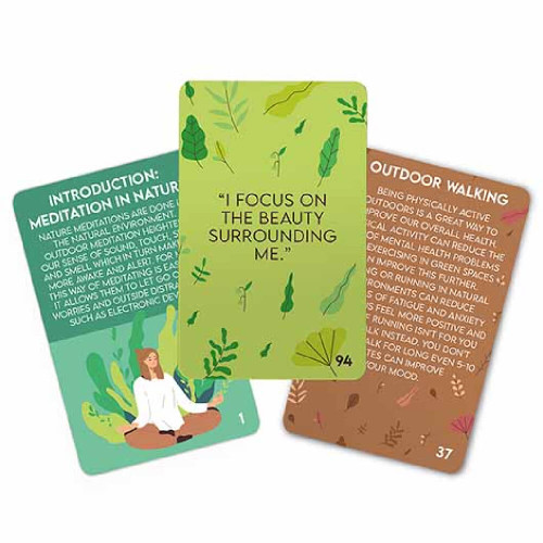 The Nature Meditation Cards are a timeless companion, guiding you towards a deeper, more harmonious connection with the world around you.