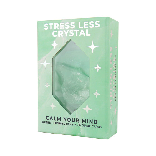 The Stress Less Crystal Healing Kit is a meticulously curated kit designed to combat the waves of anxiety and guide individuals towards a realm of peace and mindfulness.
