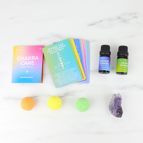 The Chakra Care Wellness Tin isn't merely a kit; it's an experience, a pilgrimage you undertake within the sacred temple of your body and soul.