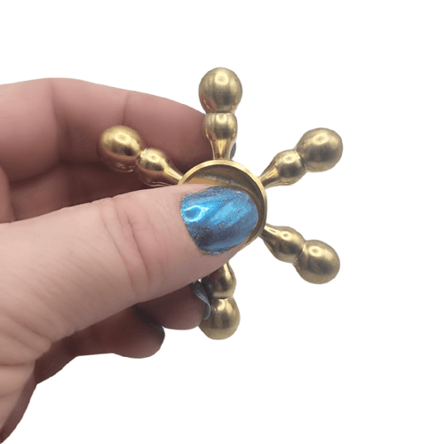 Whether you're trying to concentrate, reduce anxiety, or simply pass time, the Calabash Metal Fidget Spinner is up to the task.