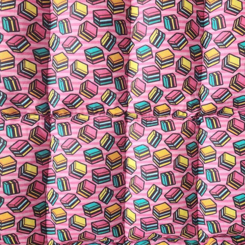 Embrace the sugary sweetness without a calorie in sight with our Weighted Lap Blanket - Liquorice Allsorts 2.5kg. More than a vibrant visual treat, it serves as a tactile comfort.