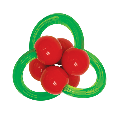 The Atomic Cherry is a captivating puzzle comprising three cherry-like pieces, the goal is to figure out how they snap together to form a complete cherry trio.