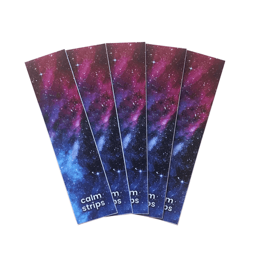 Calm Strips - Nebula - Soft Sand textured sensory stickers are discreet fidget tools, crafted to provide sensory stimulation to help regulate and increase focus.