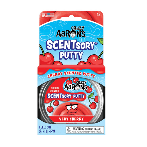 Bright and irresistible, Crazy Aaron's Scentsory Putty - Very Cherry offers more than just play; it's an invitation to explore and engage your senses in a joyous way.