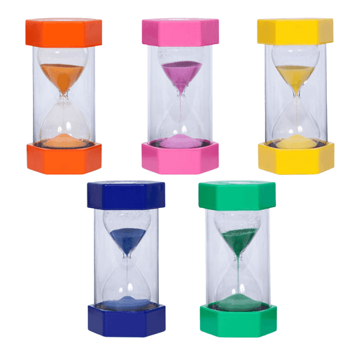 Experience the ease of transitions and enhance productivity with the Elizabeth Richards - Sand Timer. Available in 1 minute, 2 minute, 3 minute, 5 minute and 10 minute times.