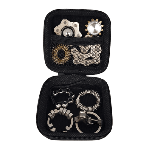 The Forever Fidgets Kit is a thoughtfully curated selection of favorite Forever Fidgets, all neatly packed into a pocket-sized pouch for on-the-go convenience.