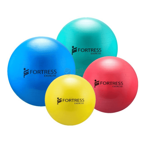 Whether you are looking for dynamic back training, rehabilitation, or a versatile tool for fitness routines, the Fortress Anti-Burst Gym & Fitness Ball has it all.