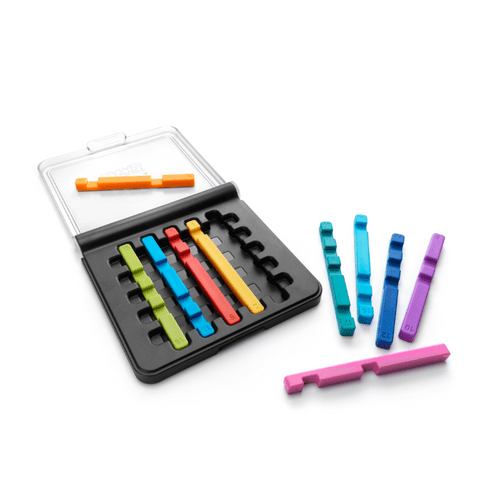 IQ Stixx is a captivating and challenging puzzle game that invites players to stack up sticks in specific patterns. This travel-friendly game offers 120 intriguing challenges.