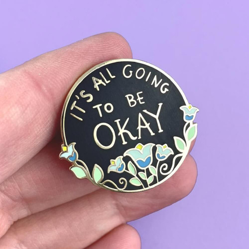 In a world that often feels uncertain and overwhelming, Jubly-Umph - It's All Going To Be Okay Lapel Pin is a gentle reminder that things will work out no matter the obstacles.
