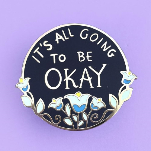 In a world that often feels uncertain and overwhelming, Jubly-Umph - It's All Going To Be Okay Lapel Pin is a gentle reminder that things will work out no matter the obstacles.