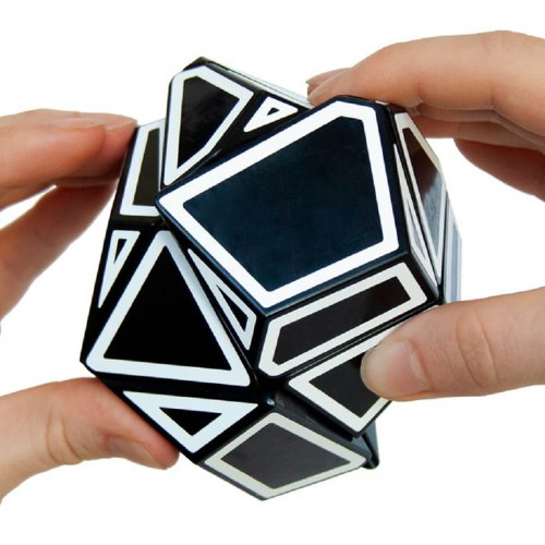 Unlike traditional puzzles with varied colours and standard-shaped pieces, the Meffert Ghost Cube Xtreme offers a unique and perplexing experience.