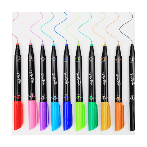 Our Mont Marte - Dual Fine Tip Alcohol Art Markers 12 Pack features a vibrant selection of blendable colours that are ideal for designers, illustrators and fine artists.