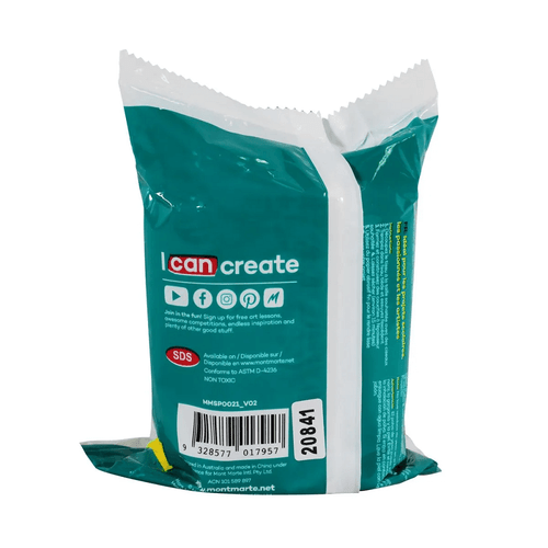 Mont Marte - Plaster of Paris 1kg is ideal for school projects, hobbyists or artists. Designed for casting, moulding and sculpting.