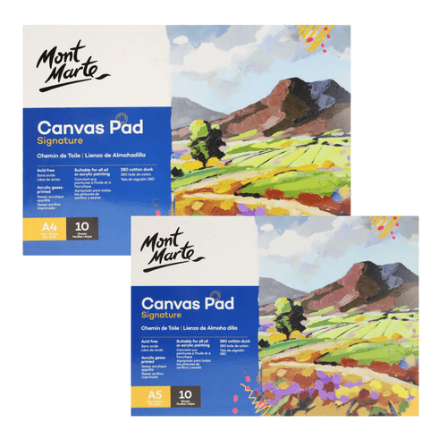 The exquisite Monte Marte - Signature Canvas Pad will elevate your artistic creations. Perfect for any artist looking for premium quality and durability.