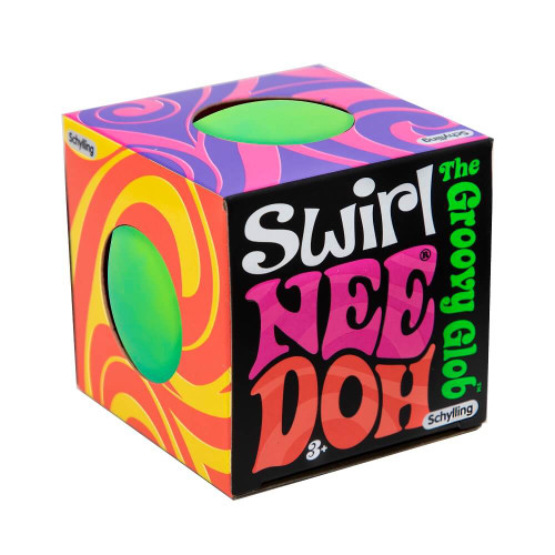Discover a new realm of relaxation with the Nee-Doh - Swirl Stress Ball! When the pressures of life become overwhelming, squeeze this stress ball for a sense of relief.